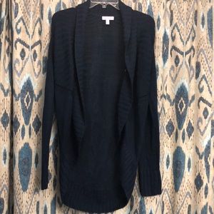 Navy sweater cardigan